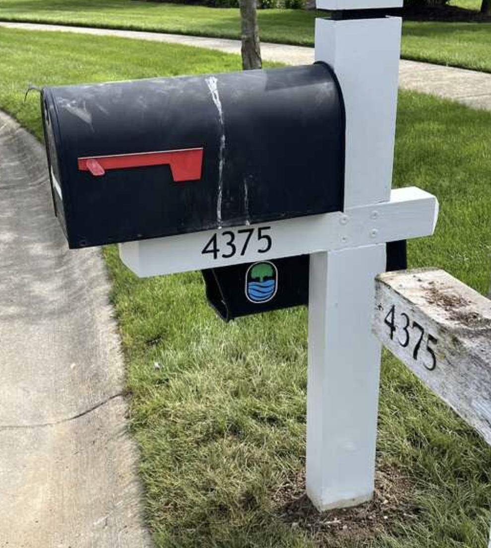 Mailbox Post Rebuild